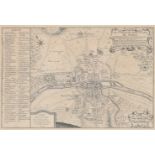 A SET OF SEVEN MAPS OF PARIS FROM NICOLAS DE FER'S ATLAS CURIEUX