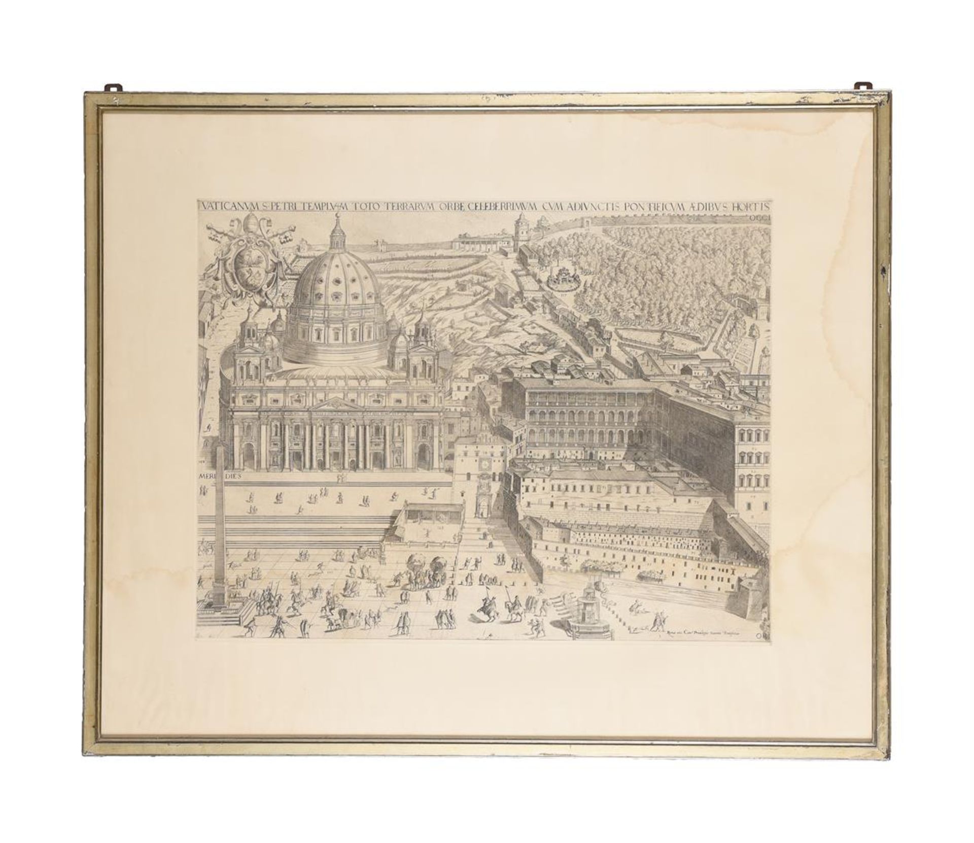 A TWO PART CITY PLAN OF ROME AFTER GIOVANNI MAGGI AND GIACOMO MASCARDI - Bild 4 aus 5