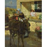 λ VIOLET MCNEISH KAY (BRITISH 1914-1971), LOADING THE DONKEY