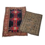 A CAUCASIAN STYLE PRAYER RUG