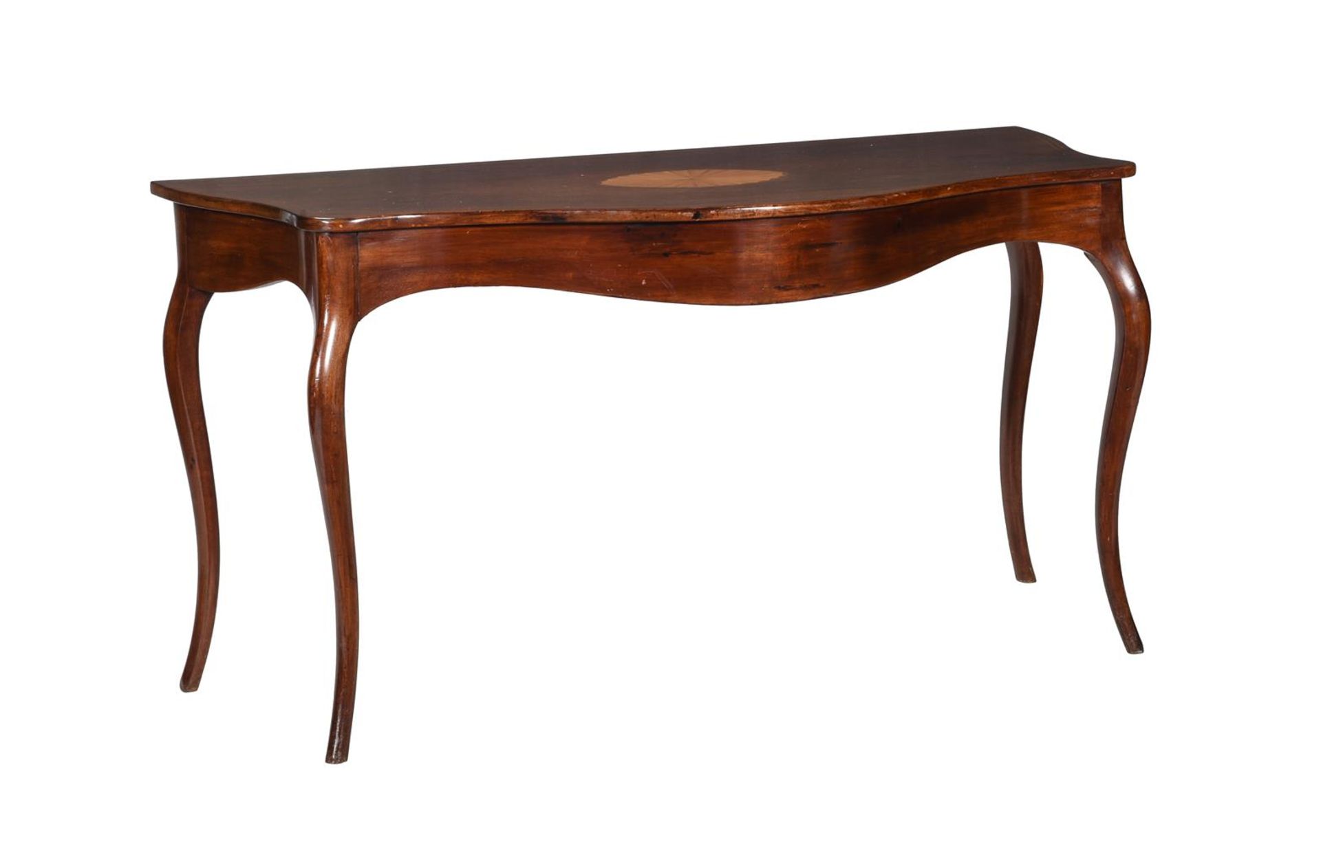 A GEORGE III MAHOGANY AND INLAID SIDE TABLE - Bild 2 aus 4