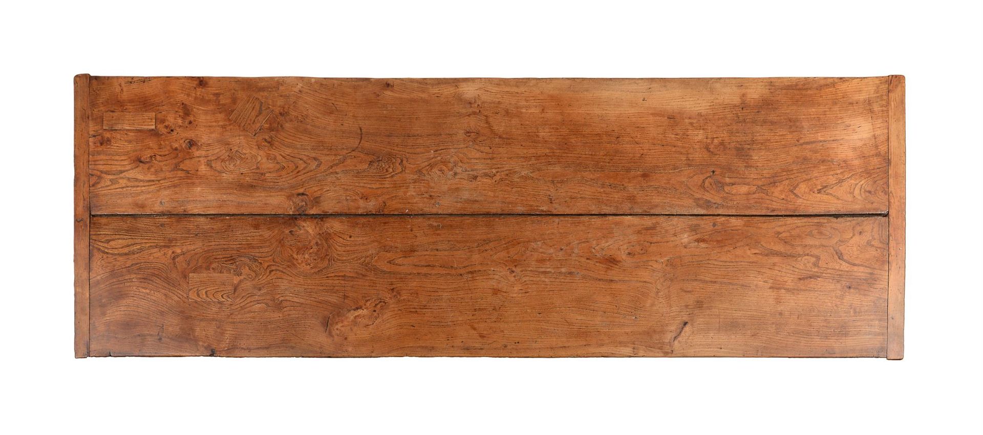 AN OAK AND ELM REFECTORY TABLE IN 18TH CENTURY STYLE - Bild 2 aus 2