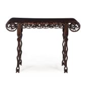 A CHINESE HARDWOOD ALTAR TABLE