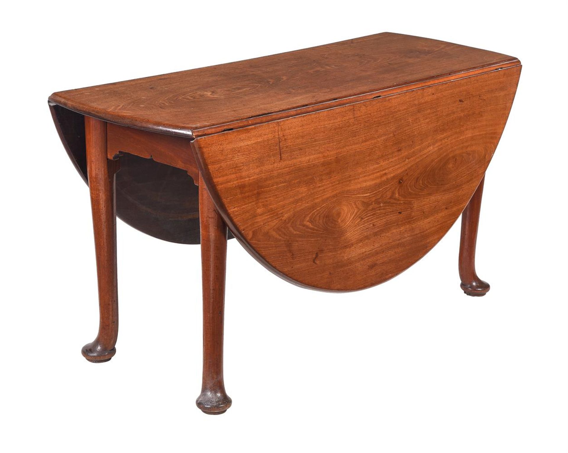 A GEORGE III MAHOGANY DROP LEAF TABLE - Bild 2 aus 2