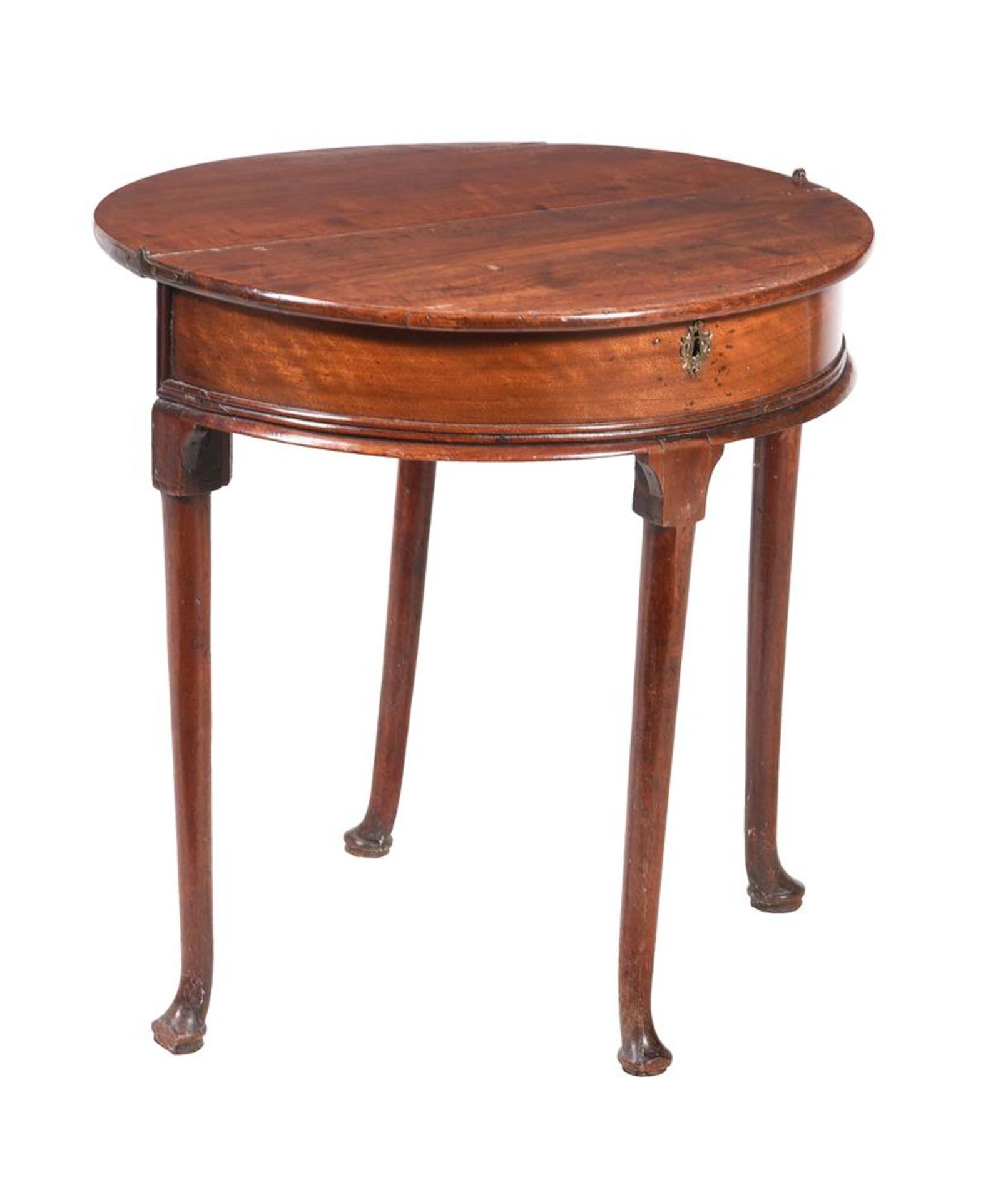 A GEORGE II 'RED WALNUT' TEA TABLE - Bild 2 aus 2