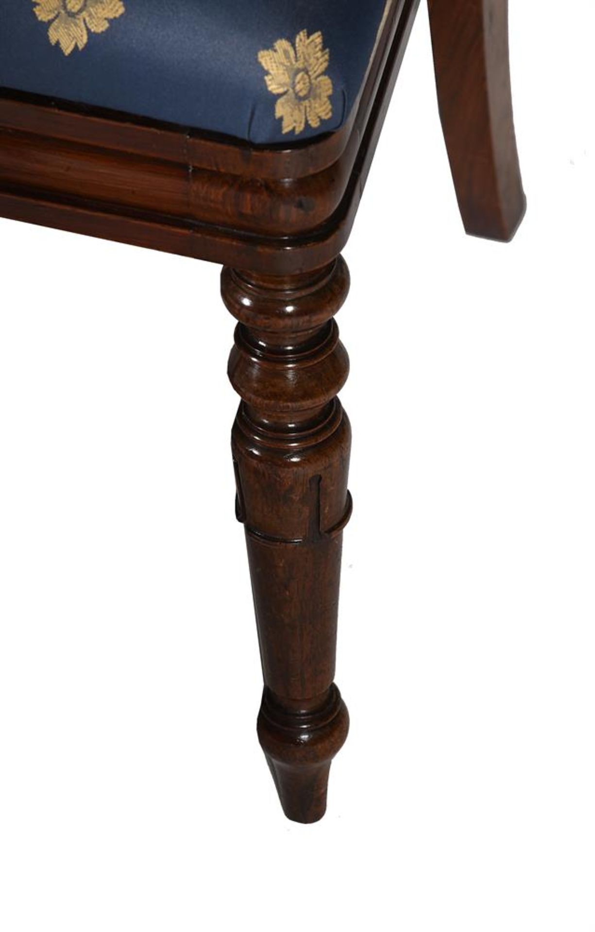 Y A SET OF TEN WILLIAM IV ROSEWOOD DINING CHAIRS, IN THE MANNER OF GILLOWS - Image 4 of 5