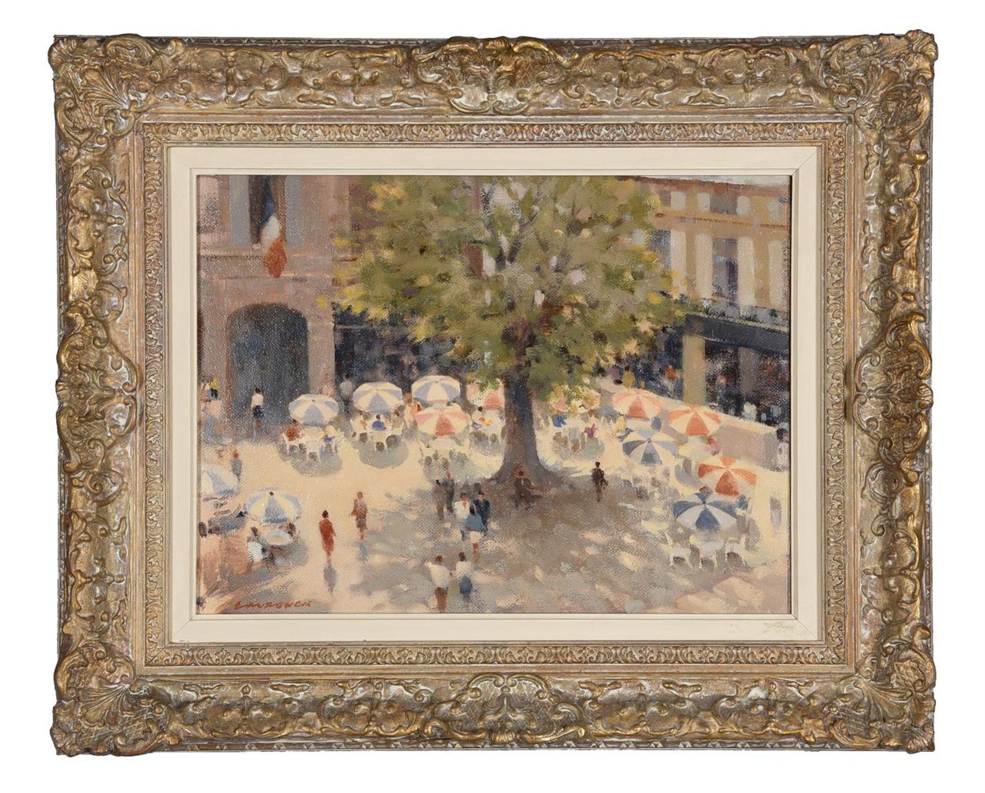 BRITISH SCHOOL (20TH CENTURY), PARISIAN CAFE SCENE - Bild 2 aus 3