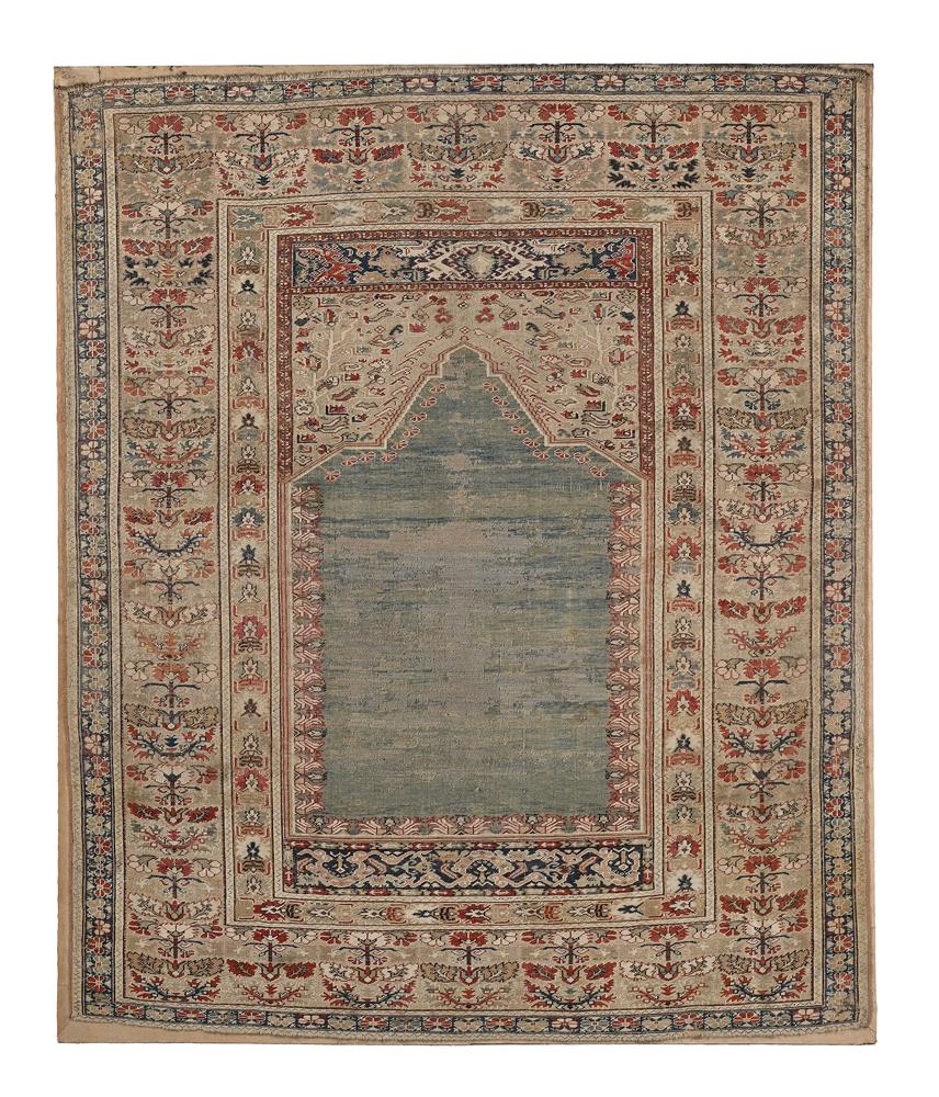 TWO PERSIAN PRAYER RUGS