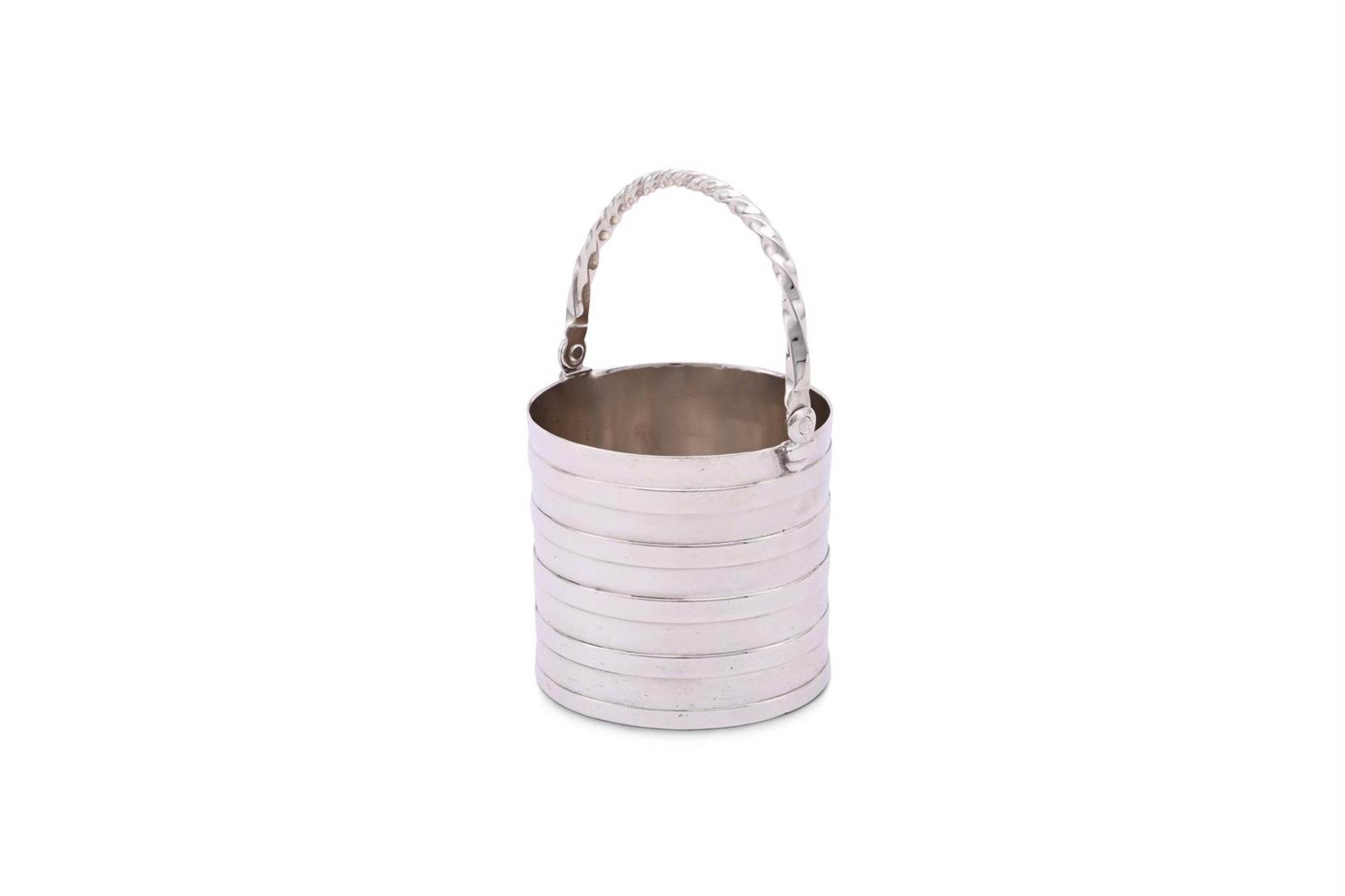 A GEORGE III SILVER CREAM PAIL