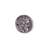 ANCIENT GREECE, BOETIA, THEBES SILVER STATER, CIRCA 426-396 BC