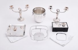 A COLLECTION OF FRENCH ELECTRO-PLATED ITEMS BY CHRISTOFLE