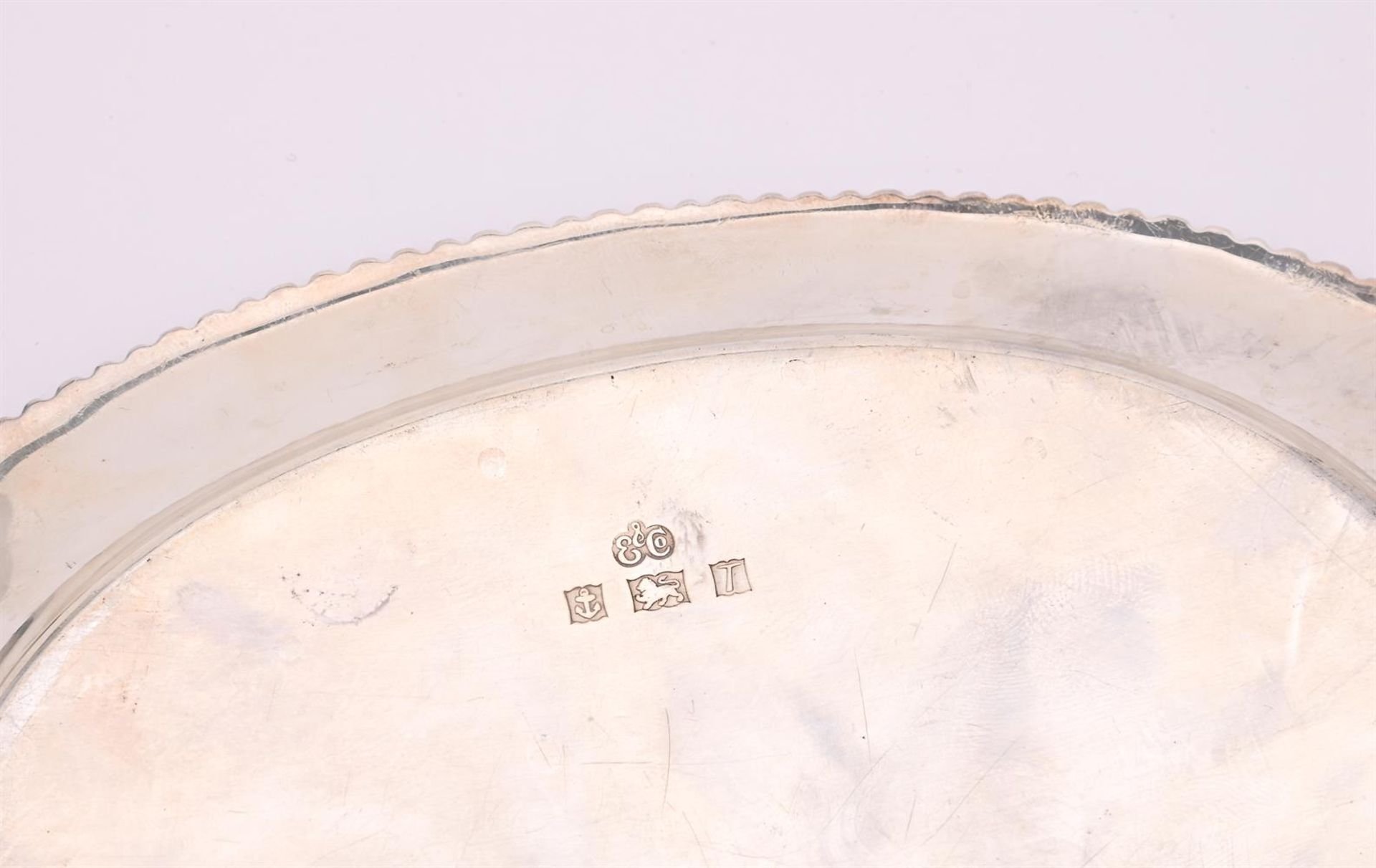 A SILVER OVAL DISH - Image 3 of 3