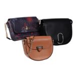 VIVIENNE WESTWOOD CANONBURY, A FAUX LEATHER SHOULDER BAG