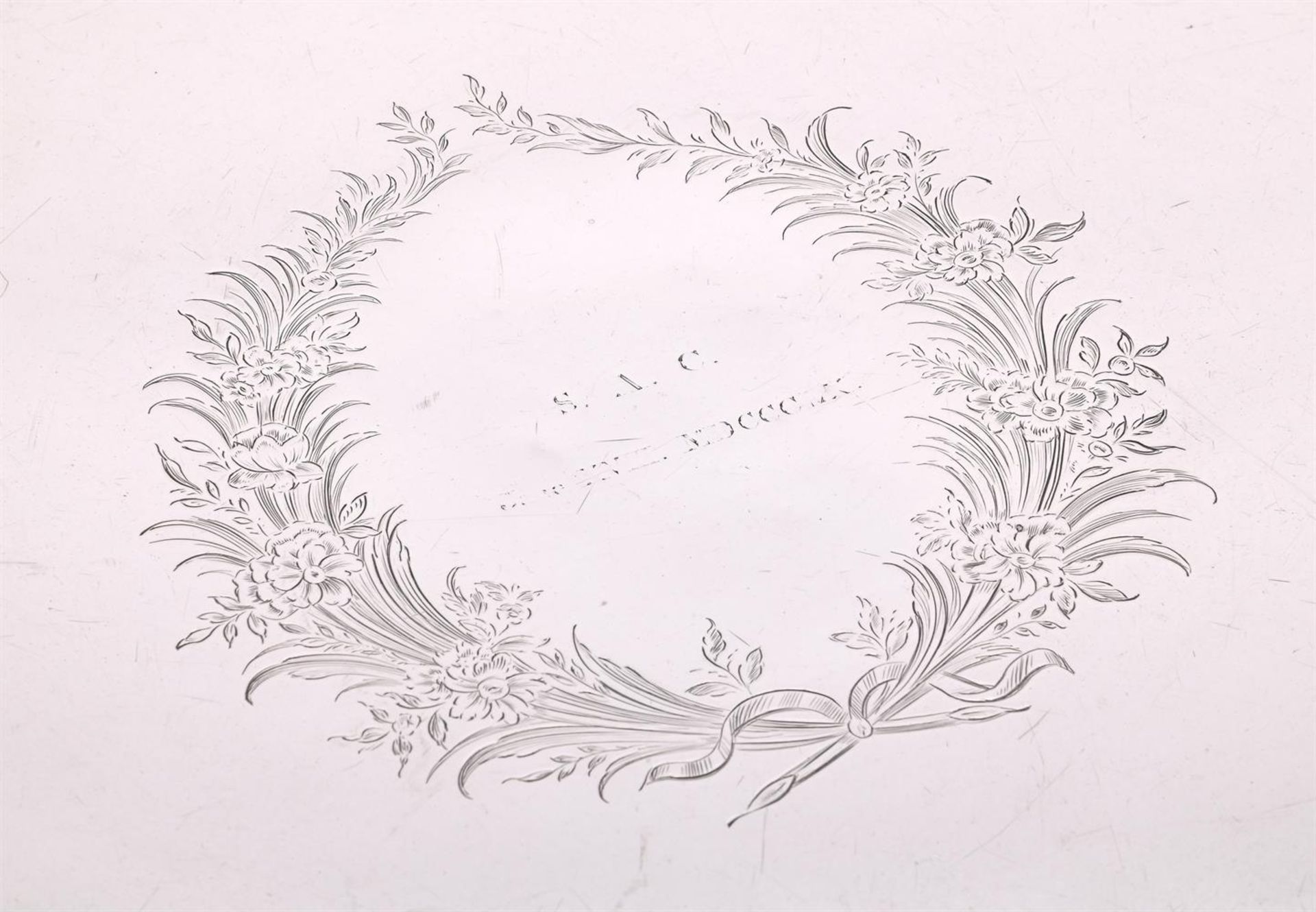 A GEORGE III SILVER SHAPED CIRCULAR SALVER - Image 2 of 3