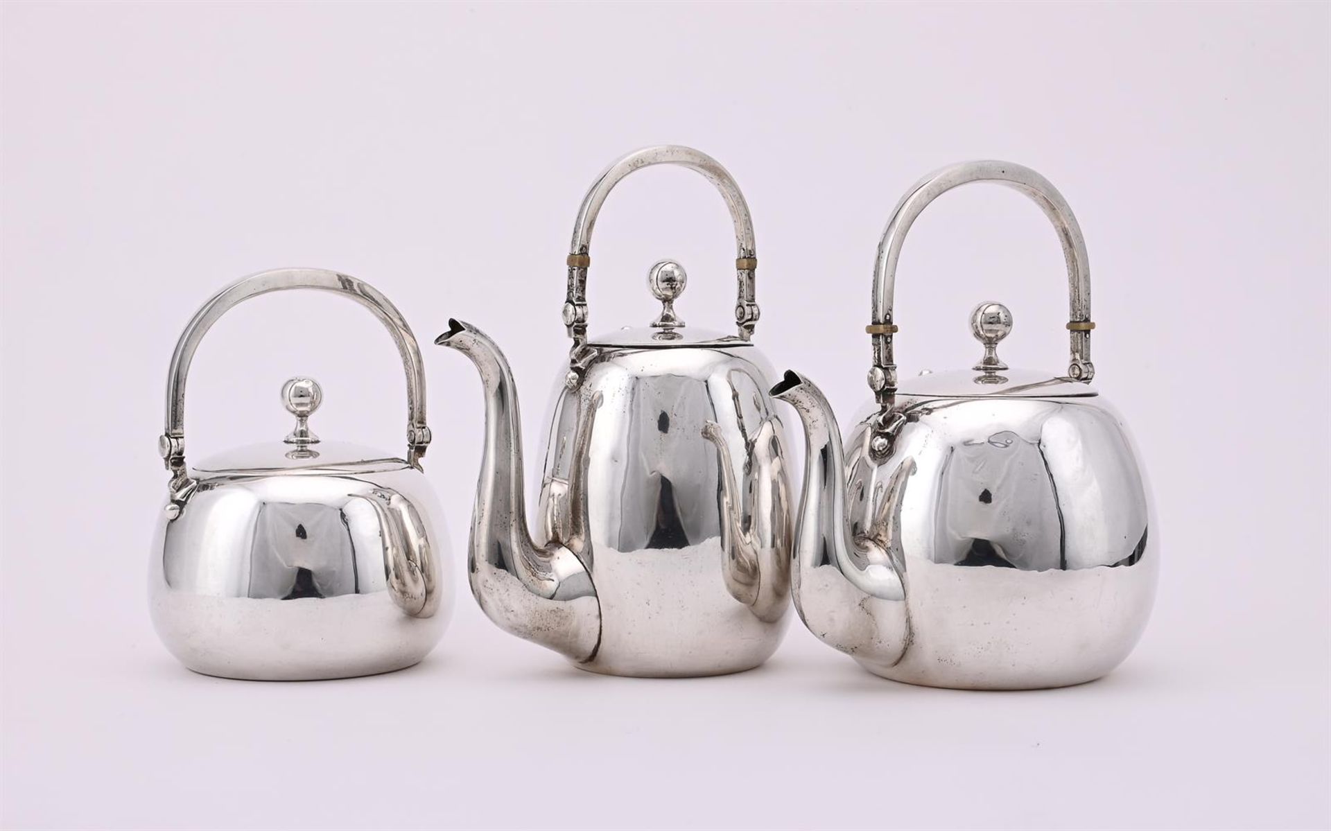 Y A SPANISH SILVER THREE PIECE TEA AND COFFEE SET - Image 2 of 2