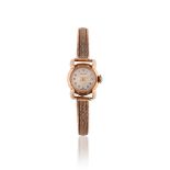 DERMONT, A LADY'S GOLD COLOURED BRACELET WATCH