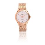 ELGE, A GOLD COLOURED BRACELET WATCH