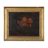 MANNER OF SIR ANTHONY VAN DYCK, STUDY OF TWO SAINTS