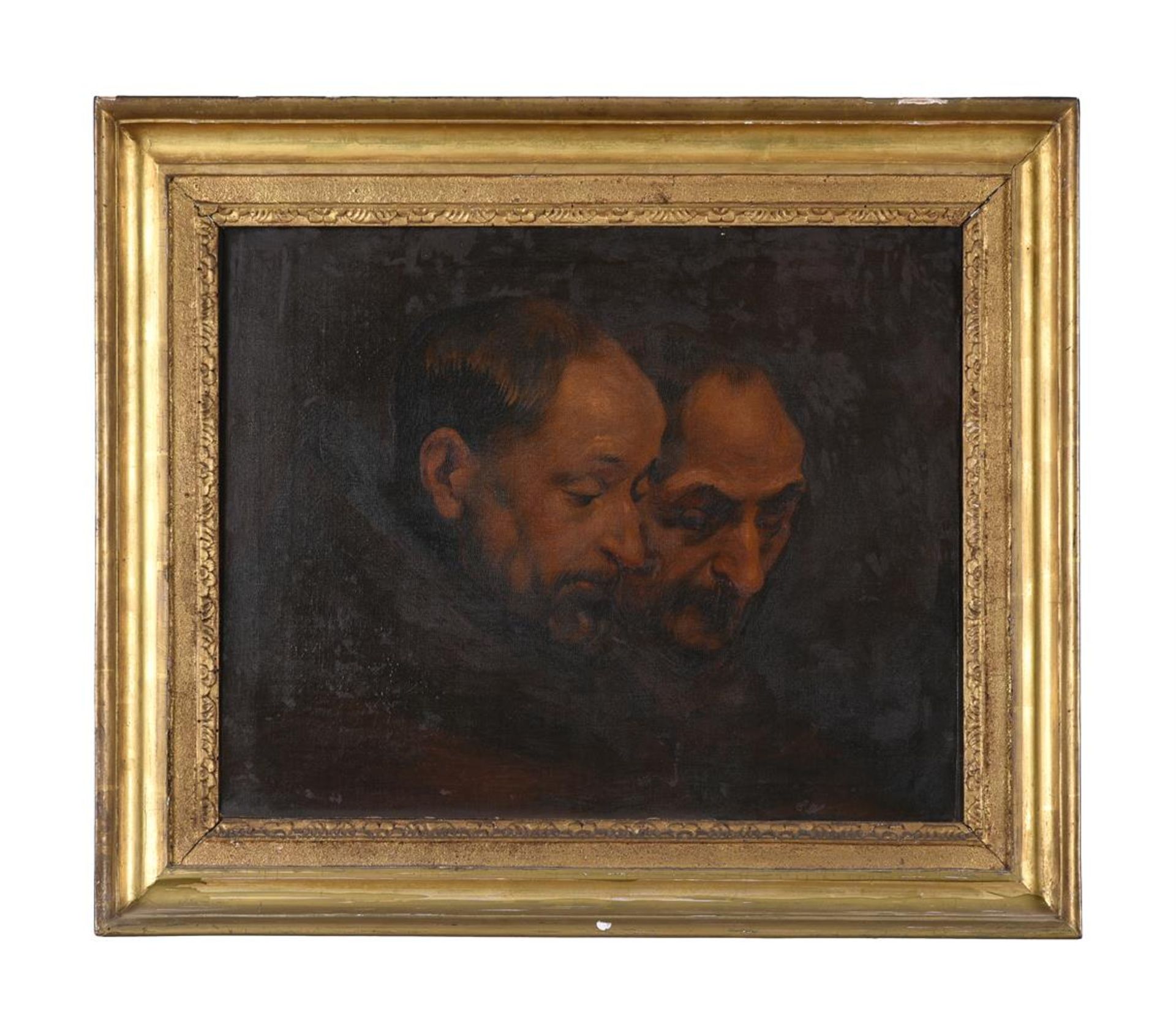 MANNER OF SIR ANTHONY VAN DYCK, STUDY OF TWO SAINTS