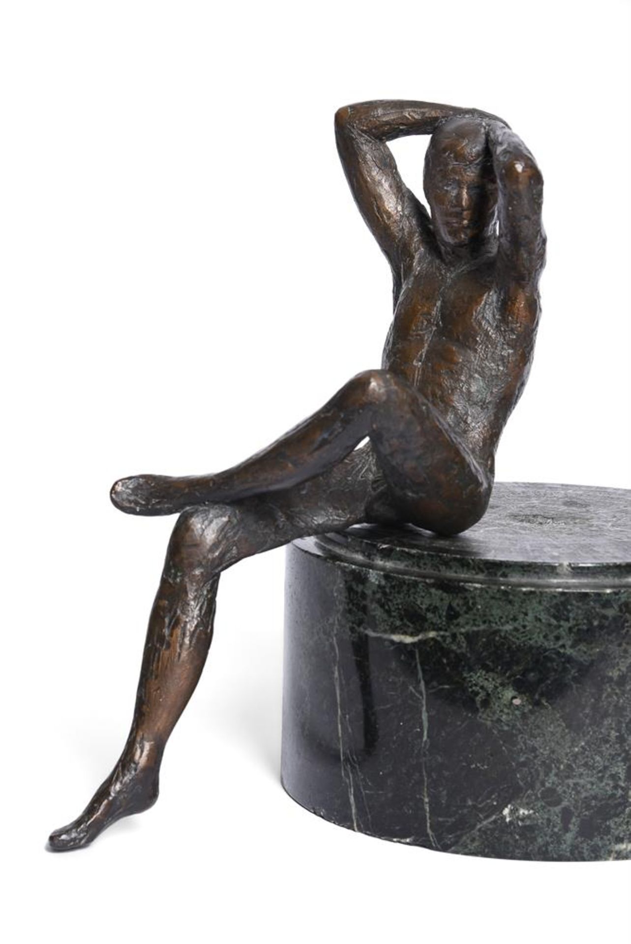 λ JILL TWEED (BRITISH B. 1931), SEATED MALE FIGURE - Image 3 of 6