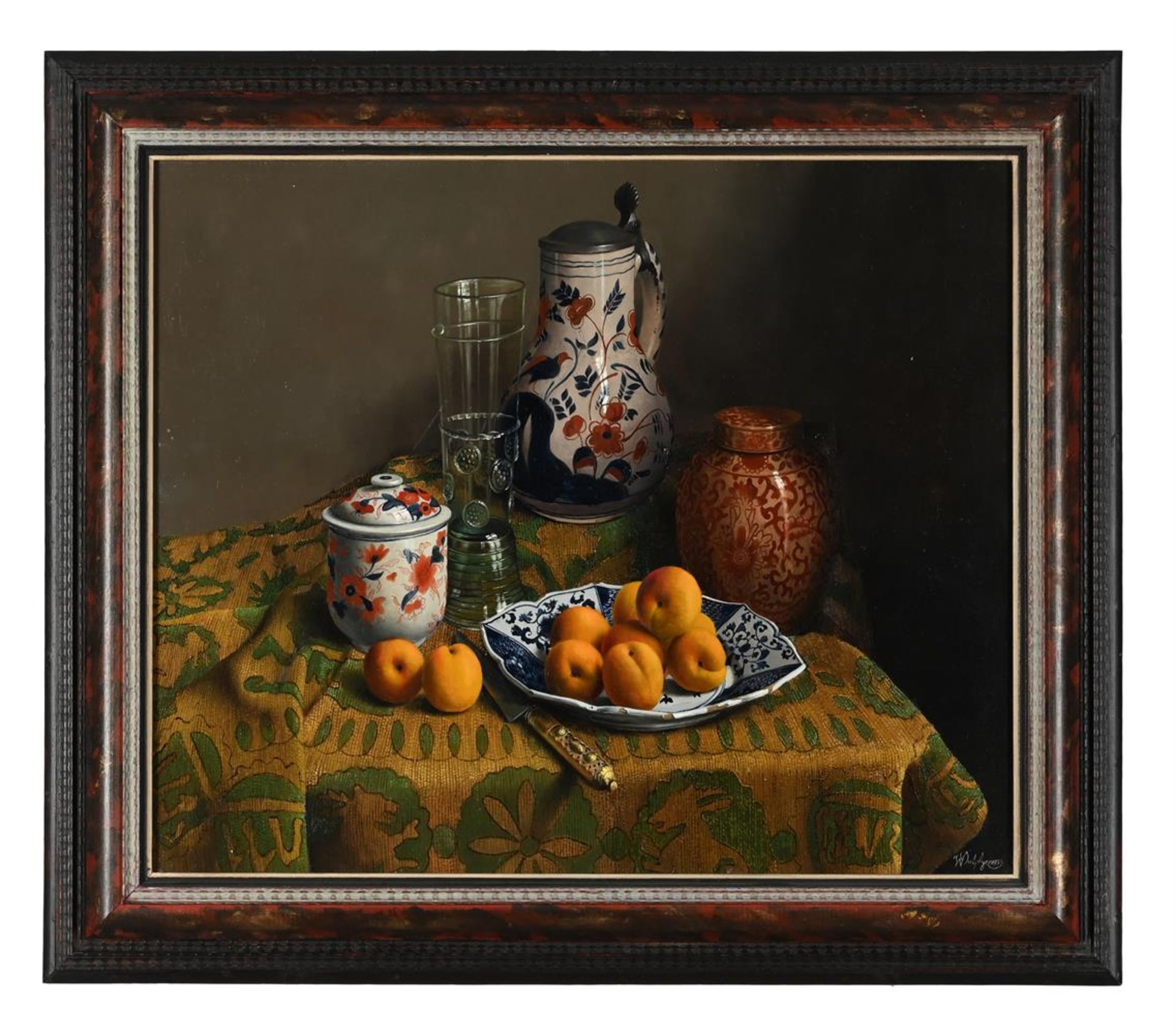 λ WILLEM DOLPHYN (BELGIAN 1935-2016), STILL LIFE WITH A LIDDED JUG