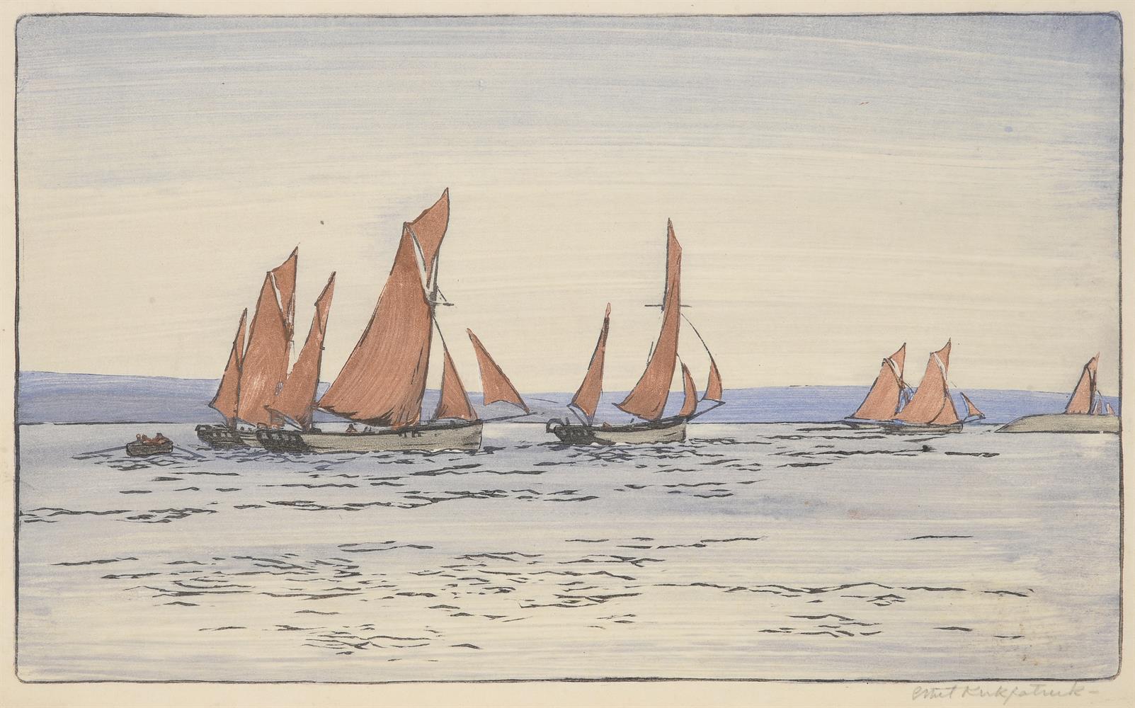 λ ETHEL KIRKPATRICK (BRITISH 1869–1966), CANAL VIEWS, A SET OF THREE - Image 3 of 6