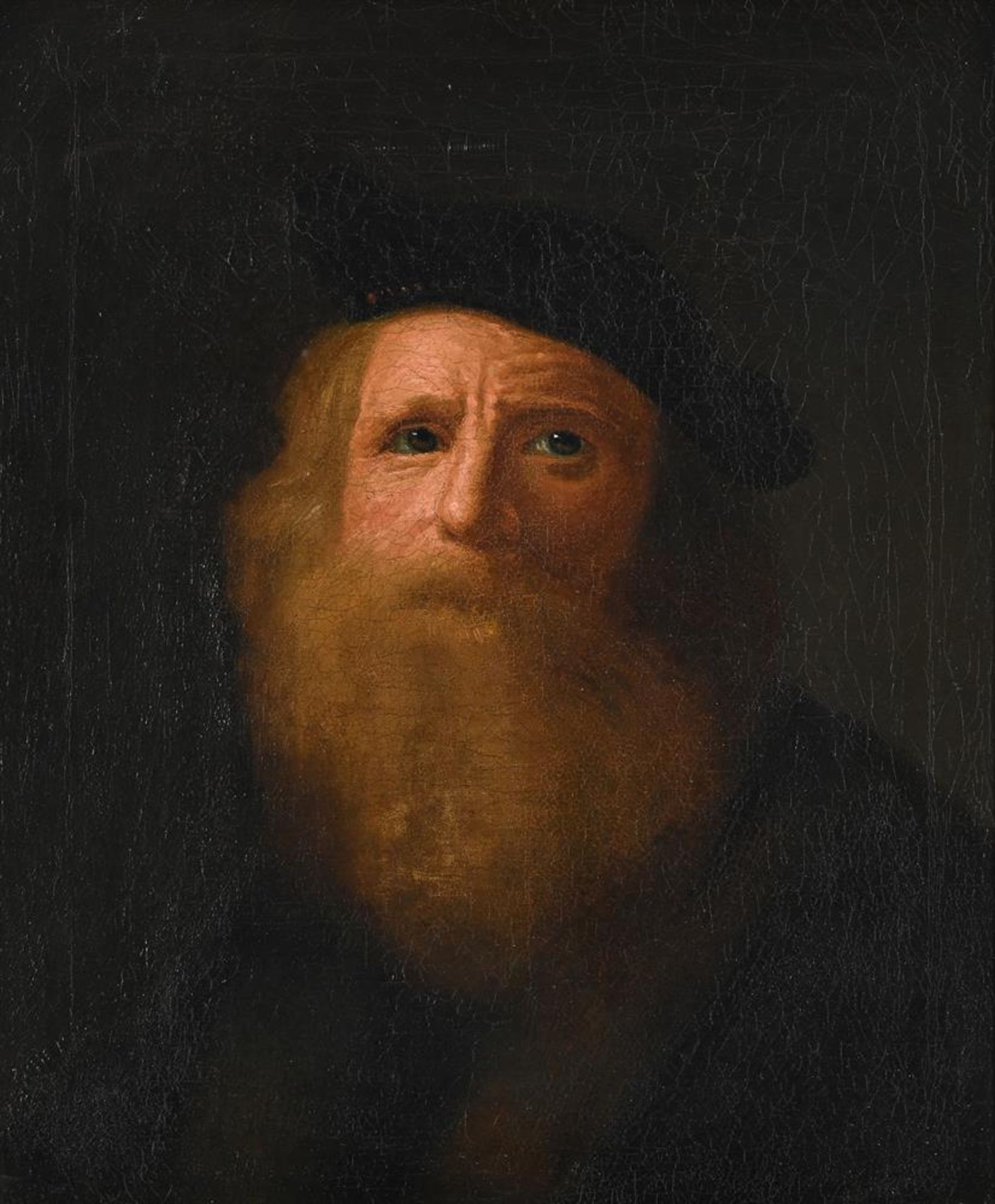 MANNER OF REMBRANDT VAN RIJN, PORTRAIT OF A BEARDED MAN - Image 2 of 3