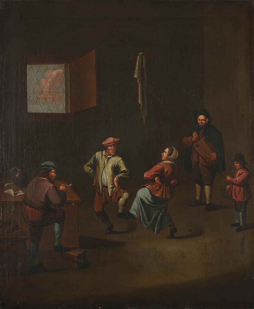 MANNER OF DAVID TENIERS, DANCERS IN A TAVERN - Image 2 of 3