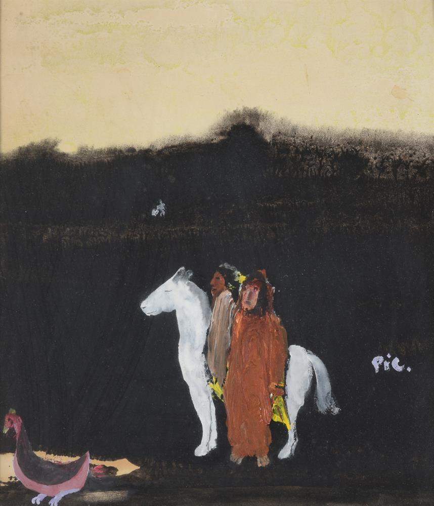λ CHARLES HIGGINS (BRITISH 1893-1980), THE WHITE HORSE - Image 2 of 3