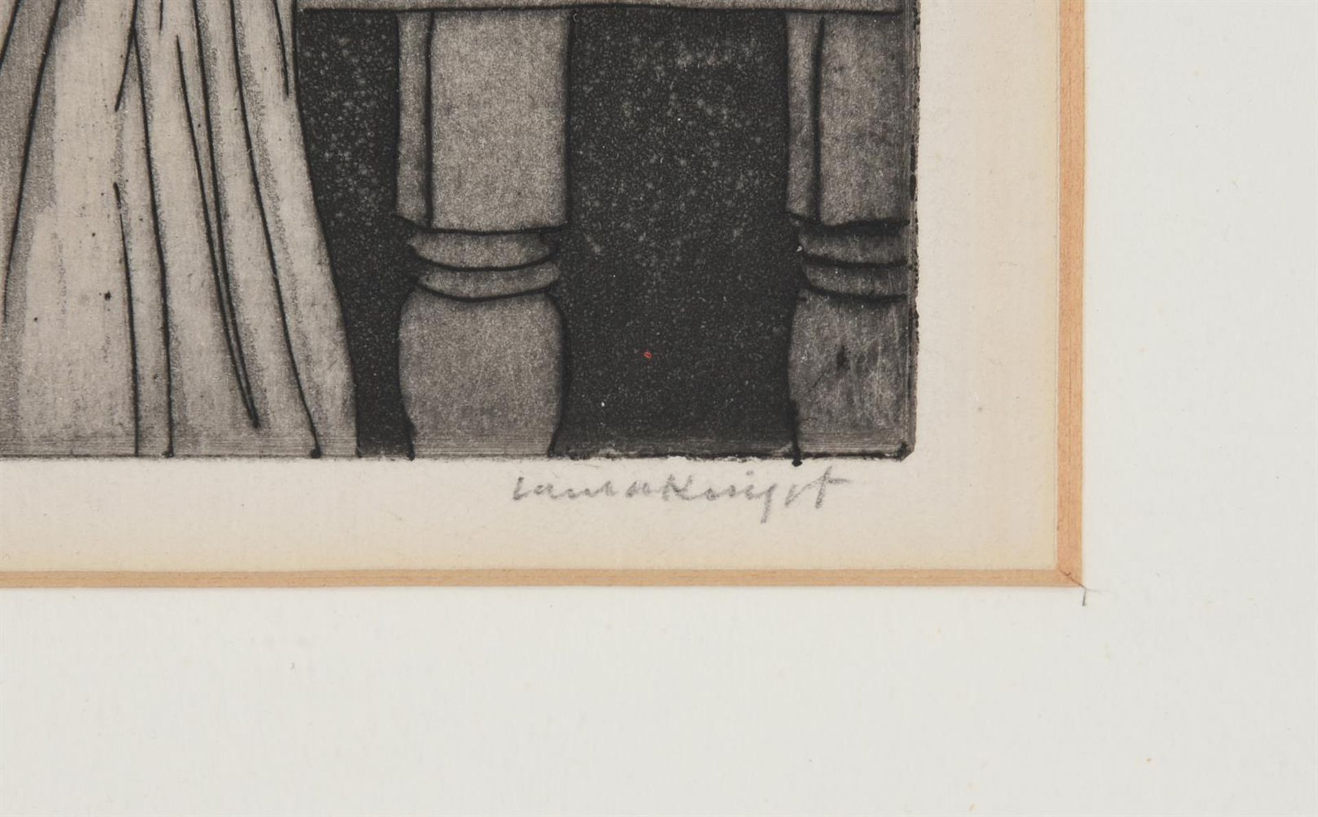 λ LAURA KNIGHT (BRITISH 1877-1970)STARGAZING Etching Signed in pencil (lower right) and inscribed ' - Bild 3 aus 3