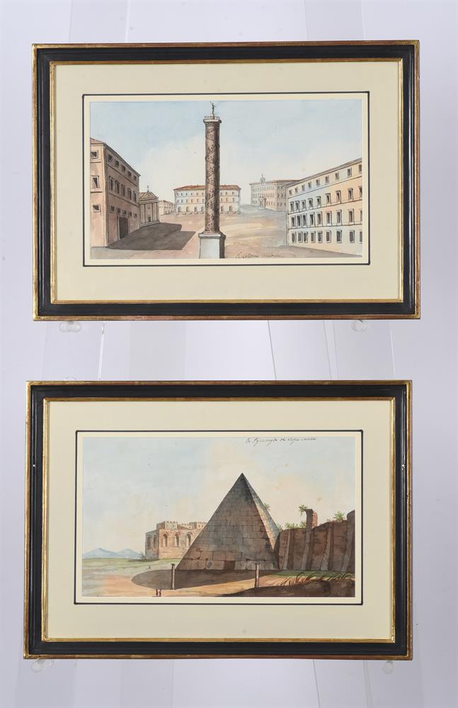 FRENCH SCHOOL (19TH CENTURY), A SET OF THIRTY VIEWS IN AND AROUND ROME - Image 6 of 16