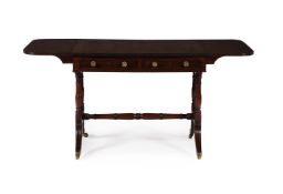 A REGENCY MAHOGANY SOFA TABLE