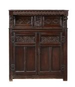 A CHARLES I COURT CUPBOARD