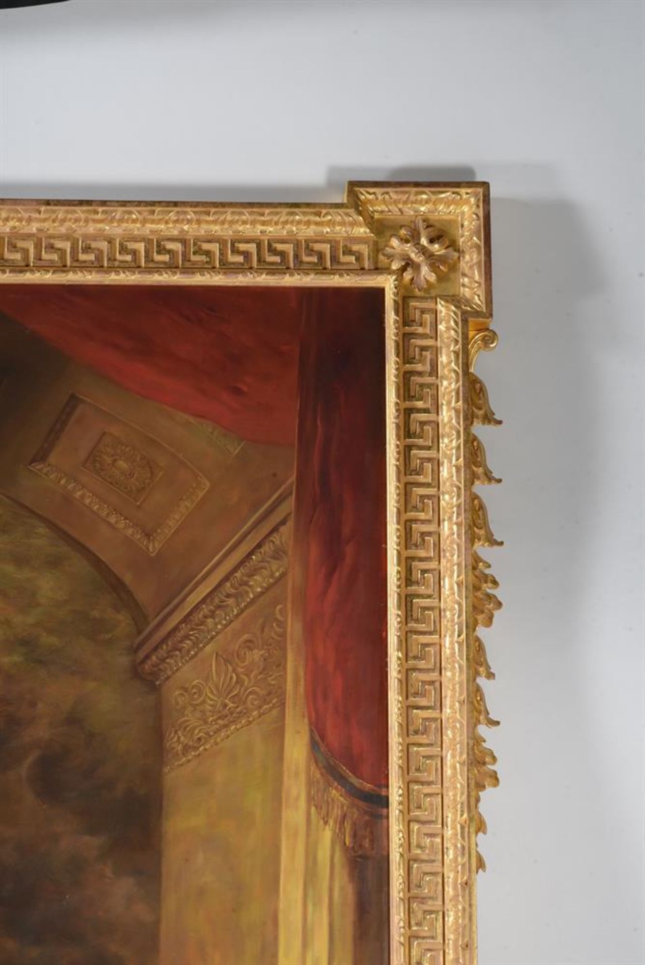 A MONUMENTAL GILTWOOD 'KIT-KAT' PICTURE FRAME, IN THE MANNER OF WILLIAM KENT - Image 3 of 5