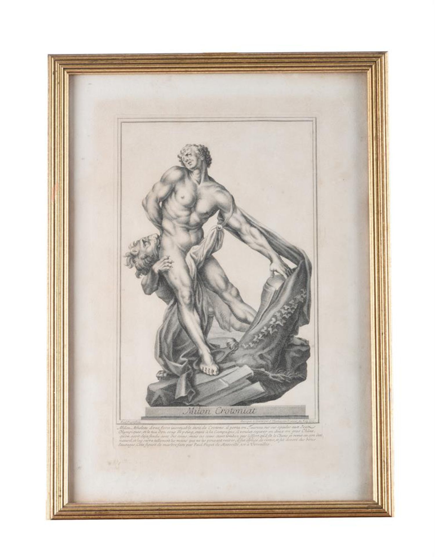 A SET OF TEN 17-18TH CENTURY ENGRAVINGS OF CLASSICAL AND RENAISSANCE STATUARY - Image 5 of 11