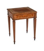 AN ITALIAN MARQUETRY OCCASIONAL TABLE