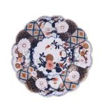 A CHELSEA IMARI PATTERN PLATE