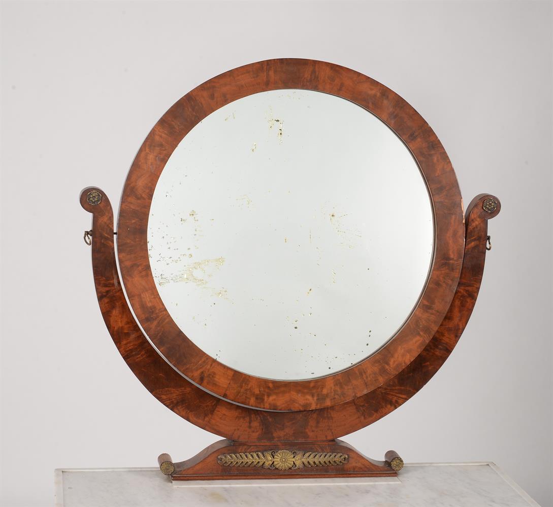 AN EMPIRE MAHOGANY, MARBLE AND ORMOLU MOUNTED DRESSING TABLE - Image 3 of 3