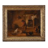 ATTRIBUTED TO EDMUND BRISTOW (BRITISH 1787-1876), WHITTLING A STICK