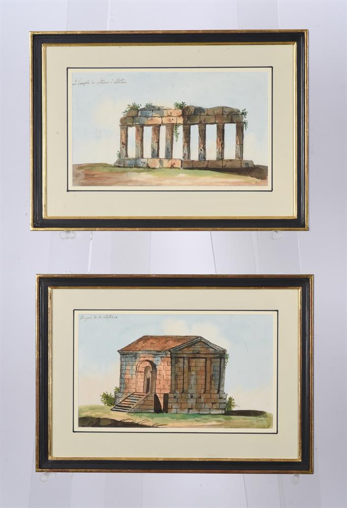 FRENCH SCHOOL (19TH CENTURY), A SET OF THIRTY VIEWS IN AND AROUND ROME - Image 10 of 16