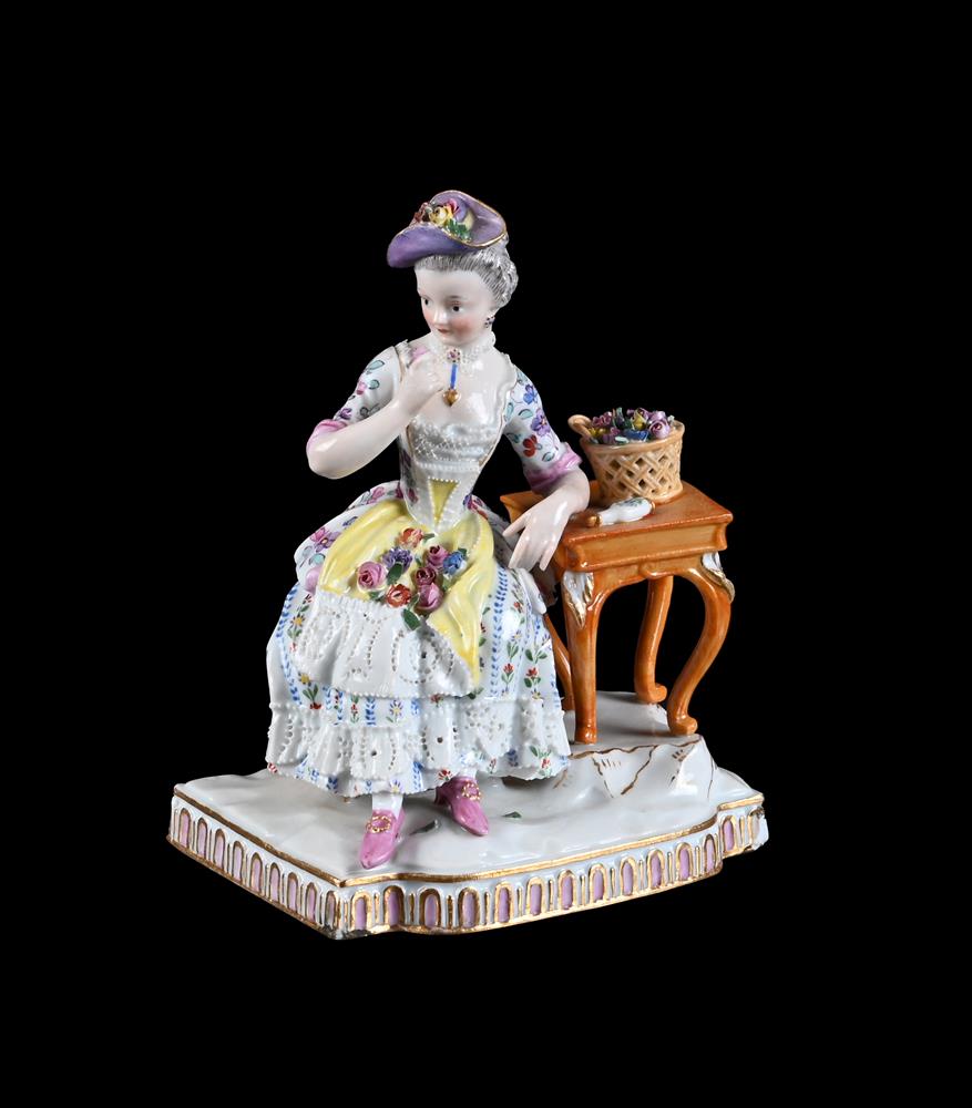 THREE ITEMS OF MEISSEN - Image 2 of 4