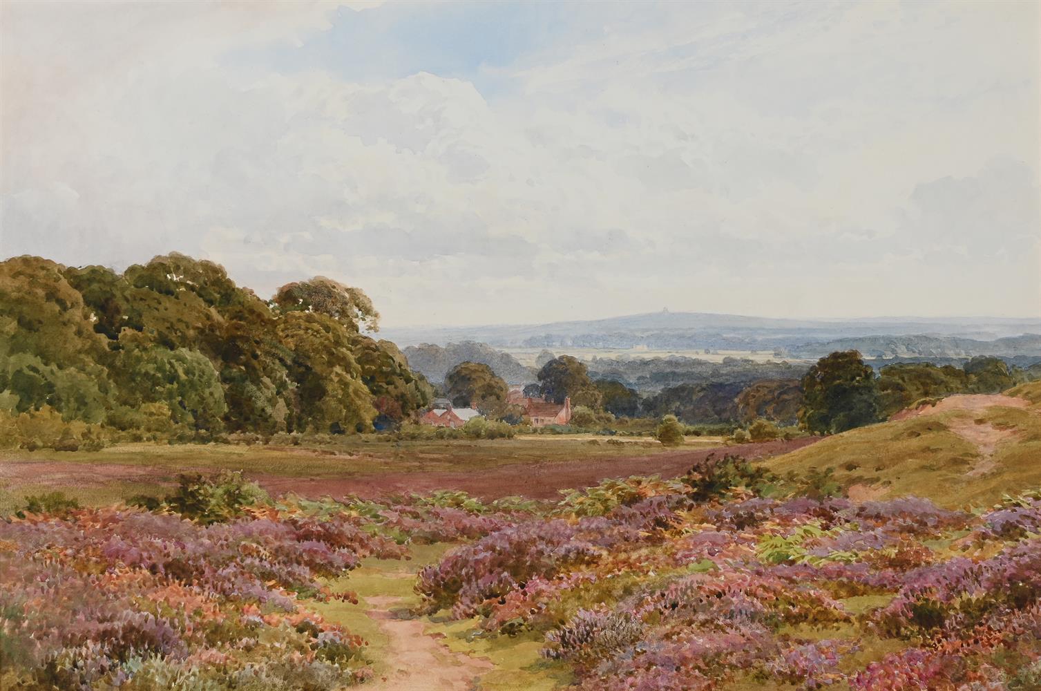 HARRY SUTTON PALMER (BRITISH 1854-1933), HEATHLAND LANDSCAPE