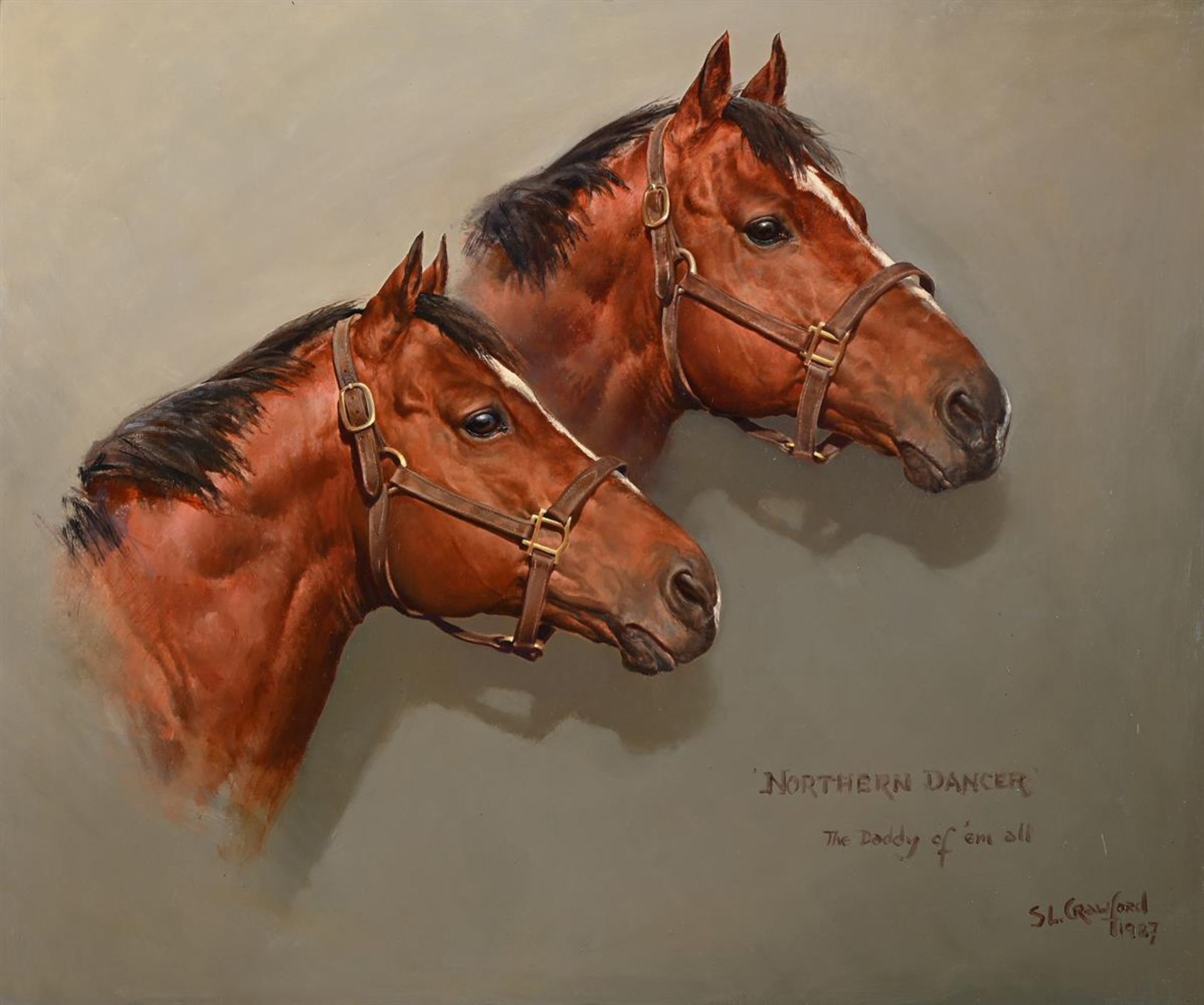 λ SUSAN CRAWFORD (BRITISH B. 1941), NORTHERN DANCER - Image 2 of 3