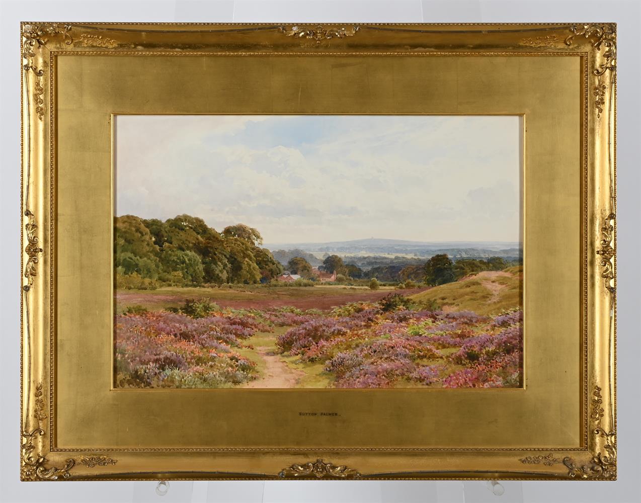 HARRY SUTTON PALMER (BRITISH 1854-1933), HEATHLAND LANDSCAPE - Image 2 of 3