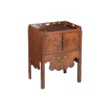 A GEORGE III MAHOGANY NIGHT COMMODE