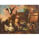 FOLLOWER OF MARMADUKE CRADDOCK, CHICKENS AND GAME BEING ATTACKED BY A BIRD OF PREY