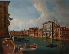 MANNER OF CANALETTO, A VIEW OF THE PALAZZO GRASSI ON THE GRAND CANAL IN VENICE