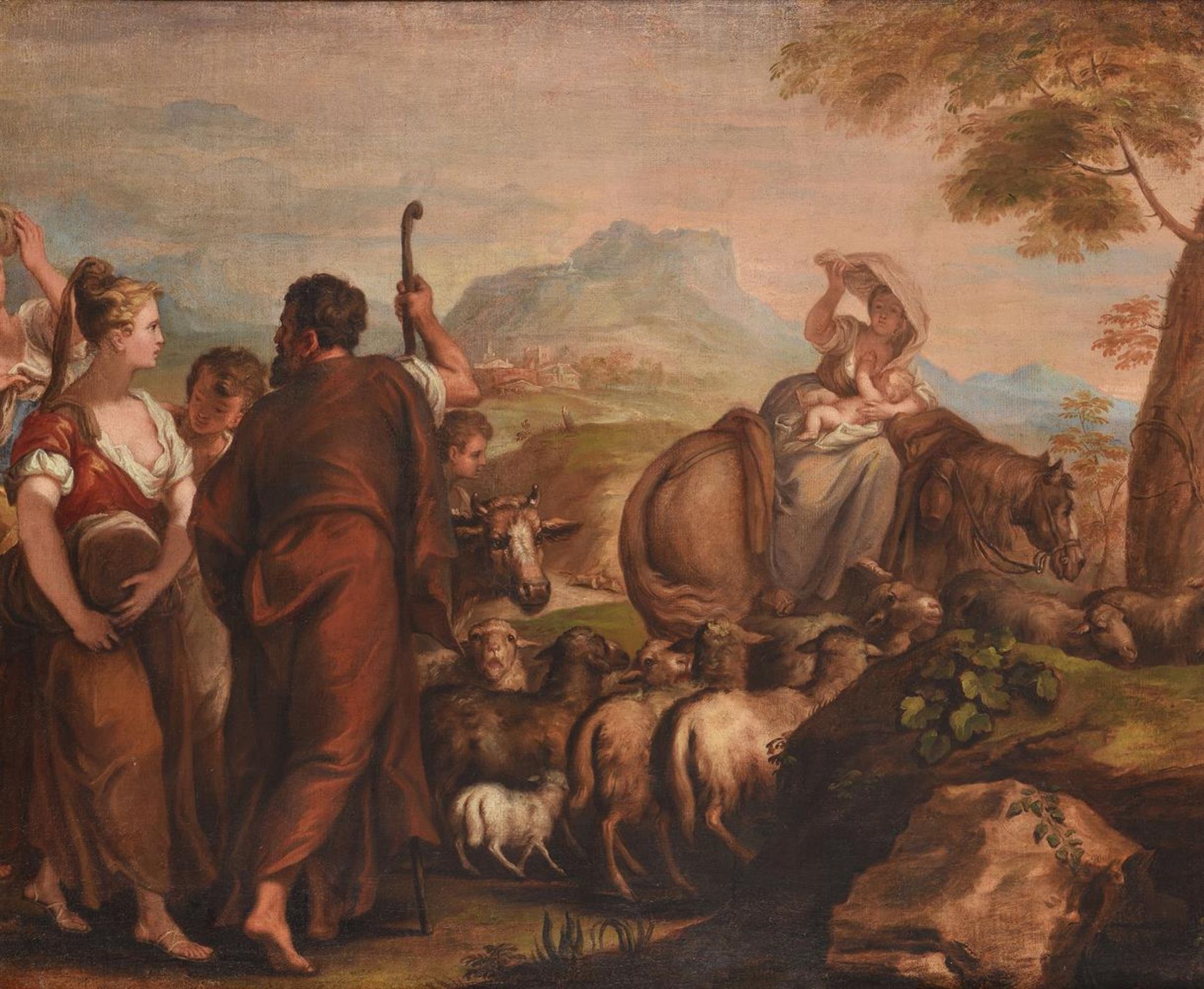 FOLLOWER OF JACOB JORDAENS, THE FLIGHT INTO EGYPT