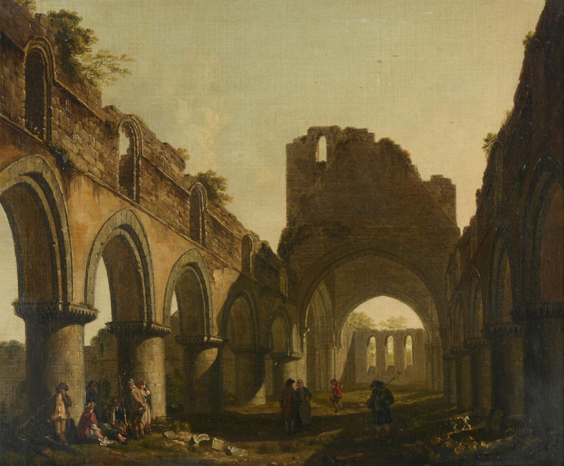 MICHAEL ANGELO ROOKER (BRITISH 1743-1801), BUILDWAS ABBEY