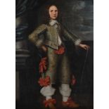 ENGLISH SCHOOL (CIRCA 1630), FULL-LENGTH PORTRAIT OF A YOUNG MAN